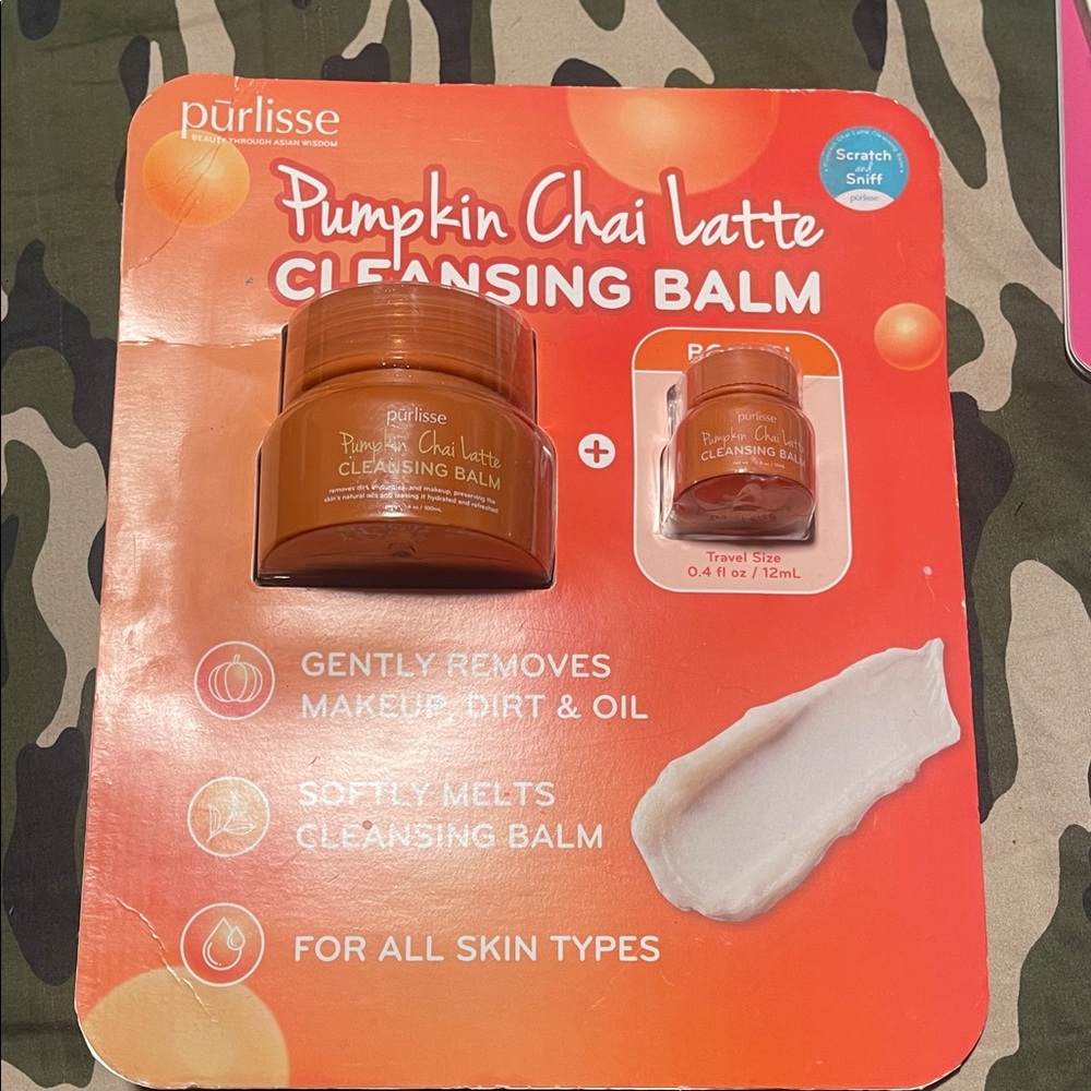 Purlisse Pumpkin Chai Latte Cleansing Balm Duo